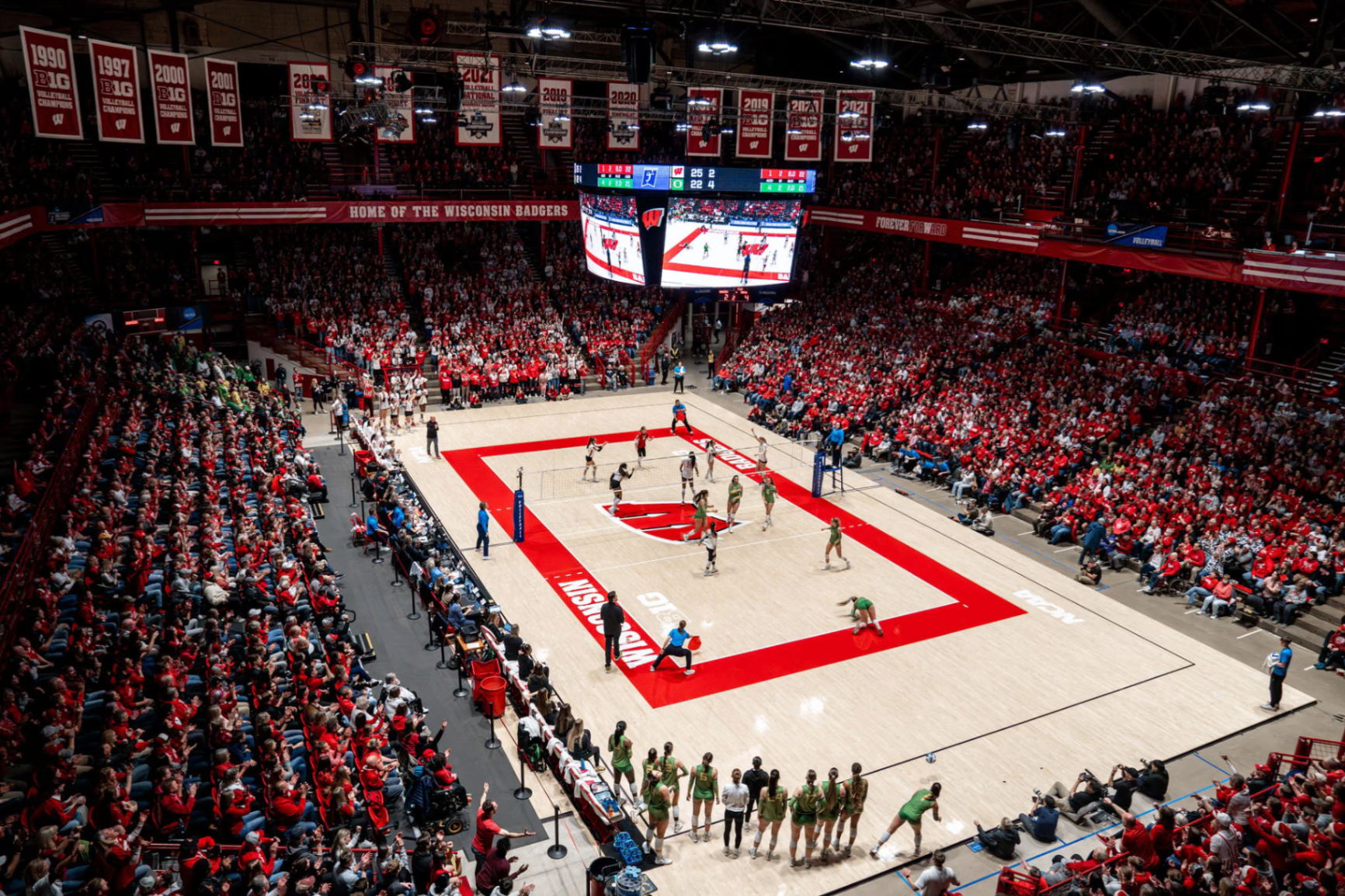 Volleyball arena at Wisconsin University
